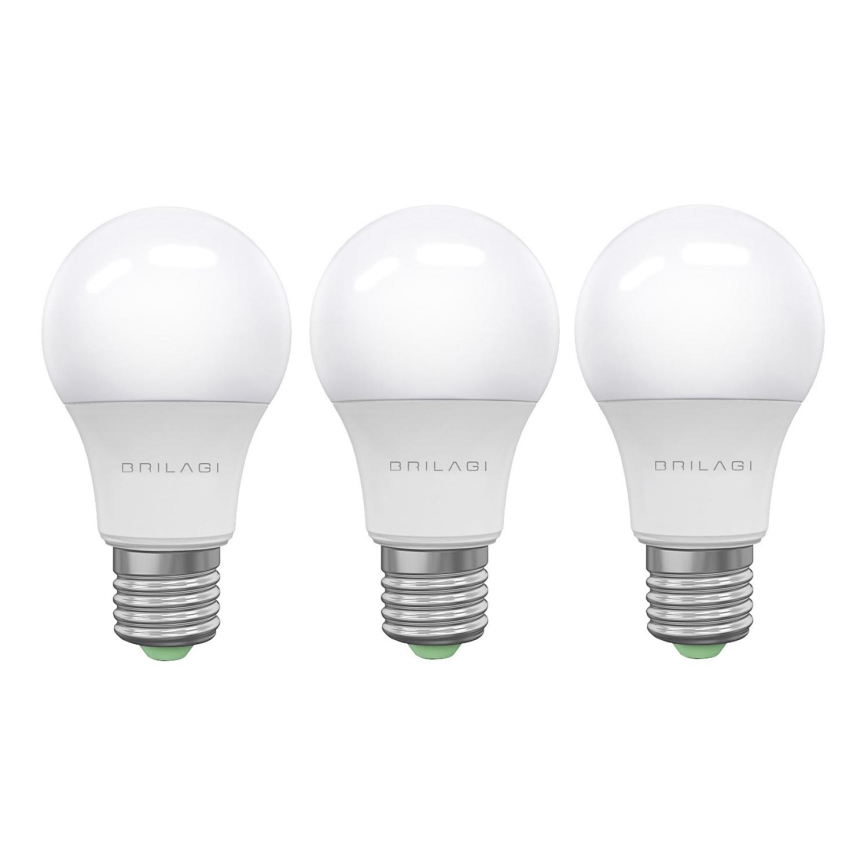SÆT 3x LED-pære ECOLINE A60 E27/15W/230V 6500K - Brilagi