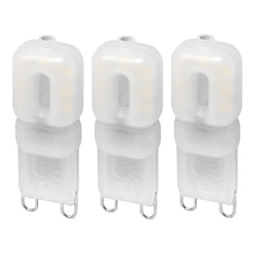 SÆT 3x LED-pære ECOLINE G9/2,5W/230V 3000K - Brilagi