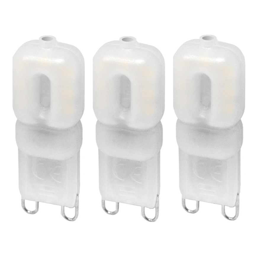 SÆT 3x LED-pære ECOLINE G9/2,5W/230V 3000K - Brilagi
