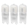 SÆT 3x LED-pære ECOLINE G9/2,5W/230V 3000K - Brilagi