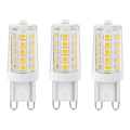 SÆT 3x LED-pære ECOLINE G9/3,5W/230V 3000K - Brilagi