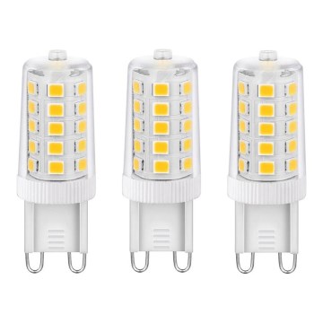 SÆT 3x LED-pære ECOLINE G9/3,5W/230V 3000K - Brilagi