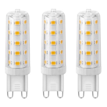 SÆT 3x LED-pære ECOLINE G9/4,5W/230V 3000K - Brilagi