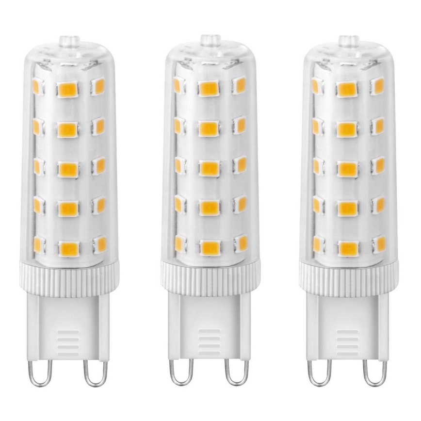 SÆT 3x LED-pære ECOLINE G9/4,5W/230V 3000K - Brilagi