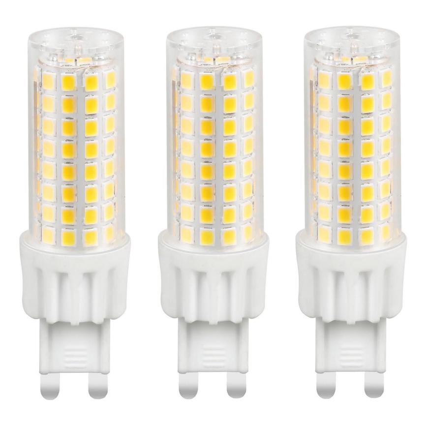 SÆT 3x LED-pære ECOLINE G9/7W/230V 3000K - Brilagi