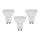 SÆT 3x LED-pære ECOLINE GU10/6W/230V 4000K - Brilagi
