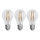 SÆT 3x LED-pære FILAMENT A60 E27/3,8W/230V 2700K Energiklasse A