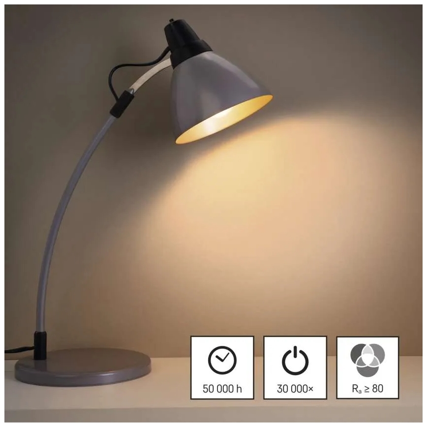 SÆT 3x LED-pære FILAMENT A60 E27/3,8W/230V 2700K Energiklasse A