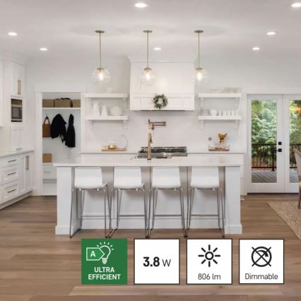 SÆT 3x LED-pære FILAMENT A60 E27/3,8W/230V 4000K Energiklasse A