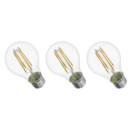 SÆT 3x LED-pære FILAMENT A60 E27/3,8W/230V 4000K Energiklasse A