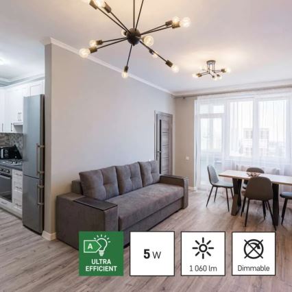 SÆT 3x LED-pære FILAMENT A60 E27/5W/230V 2700K Energiklasse A