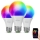 SÆT 3x LED-pære med RGBW-farver dæmpbar ESSENTIALS A60 E27/8,5W/230V CRI 90 2700-6500K Wi-Fi - Nanoleaf