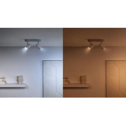SÆT 3x LED-pære med RGBW-farver dæmpbar PAR16 GU10/4,7W/230V 2200-6500K Wi-Fi - WiZ
