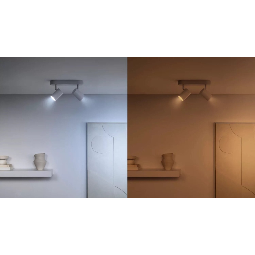 SÆT 3x LED-pære med RGBW-farver dæmpbar PAR16 GU10/4,7W/230V 2200-6500K Wi-Fi - WiZ
