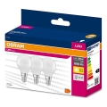 SÆT 3x LED-pære P45 E14/7,5W/230V 3000K - Osram