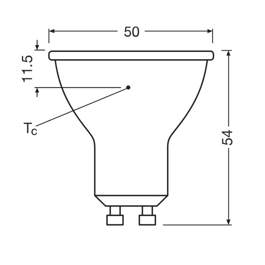 SÆT 3x LED-pære PAR16 GU10/6,9W/230V 6500K - Osram