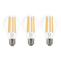 SÆT 3x LED-pære VINTAGE A60 E27/9W/230V 3000K - Brilagi