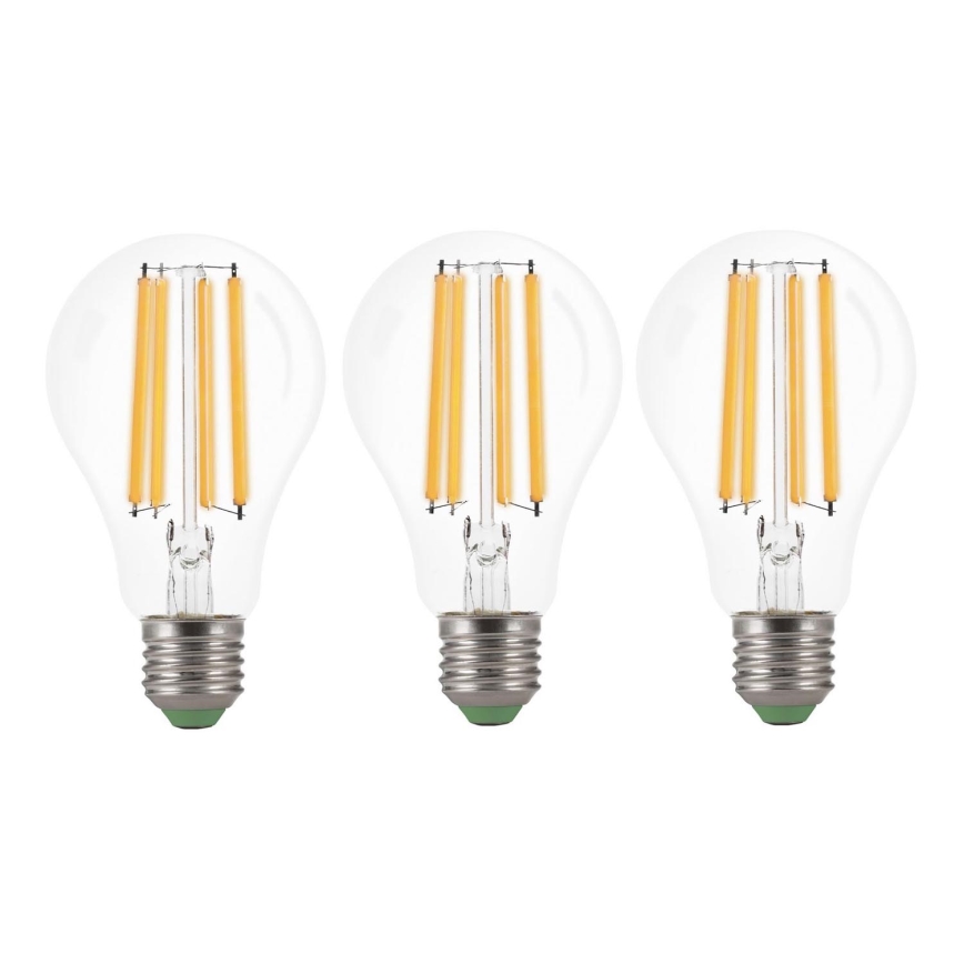 SÆT 3x LED-pære VINTAGE A60 E27/9W/230V 3000K - Brilagi