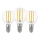 SÆT 3x LED-pære VINTAGE P45 E14/7W/230V 2700K - Eglo 110303