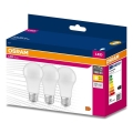 Sæt 3x LED-pærer A60 E27/10W/230V 3000K - Osram