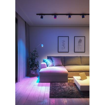 Nanoleaf - SÆT 3x LED RGBCW Lyspære dæmpbar ESSENTIALS GU10/5W/230V 2700-6500K CRI 90