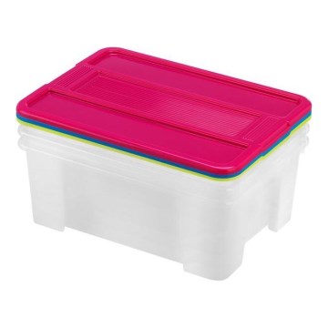SÆT 3x Opbevaringsboks TEX BOX 10 l