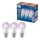 Sæt 3x Philips SMART A60 RGB LED dæmpbare pærer, E27/8,8W/230V, 2200-6500K