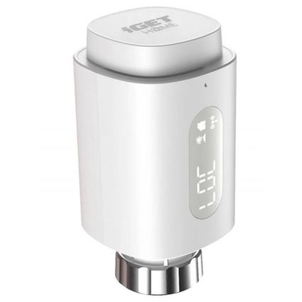 SÆT MED 3 stk. intelligente termostathoveder med LED-display 2xAA/3V Zigbee