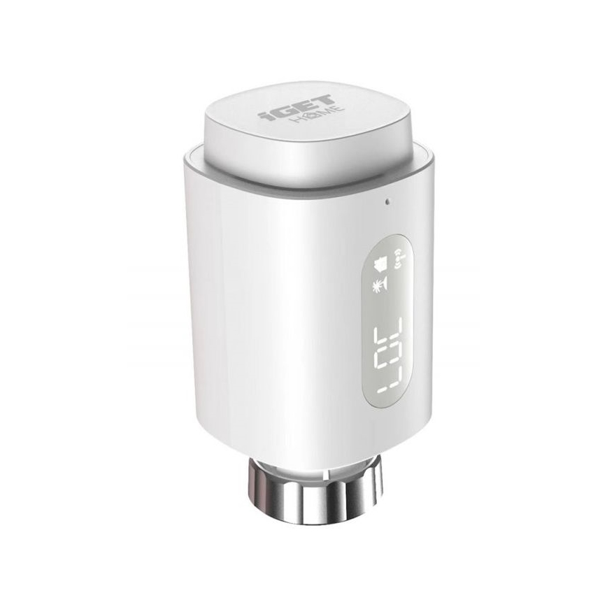 SÆT MED 3 stk. intelligente termostathoveder med LED-display 2xAA/3V Zigbee