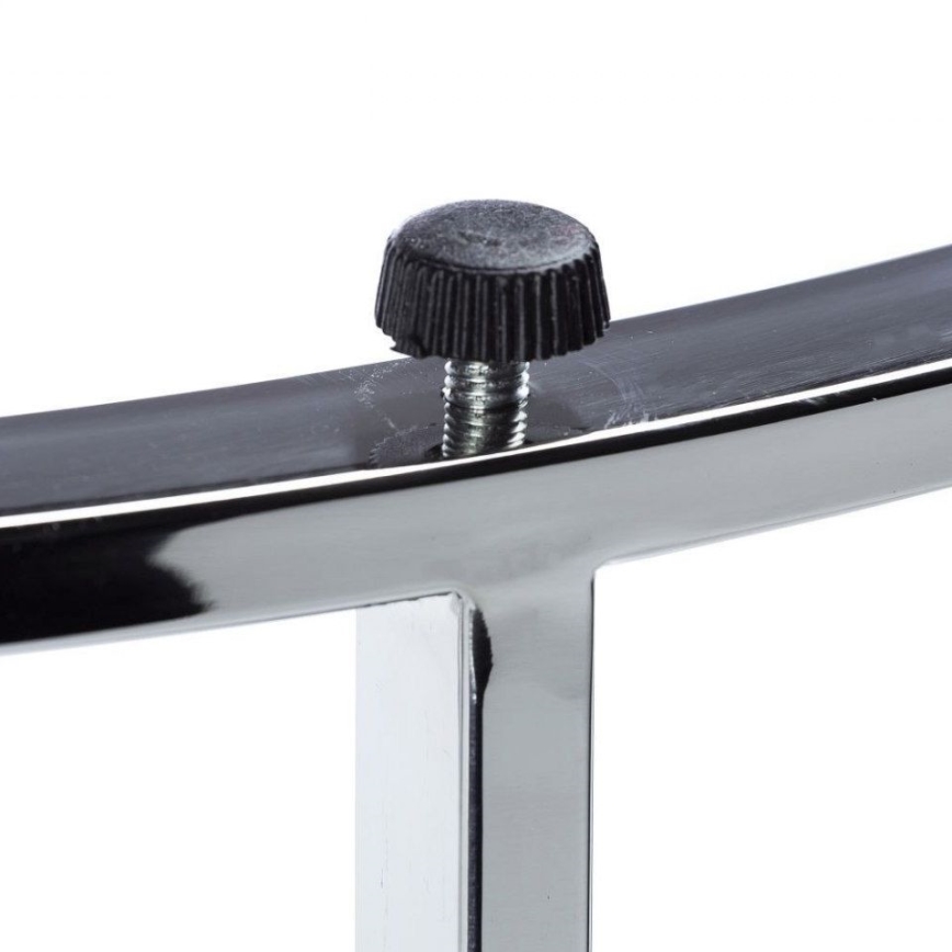 SÆT 3x Sofabord VANE skinnende krom/sort