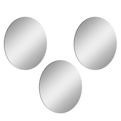 SÆT MED 3 Vægspejle ROUND Ø 40 cm