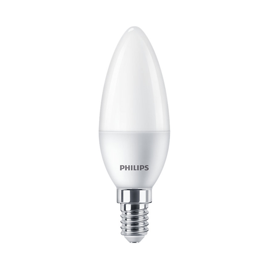 SÆT 4x LED-pære Philips B35 E14/5W/230V 2700K