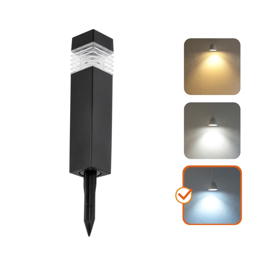 SÆT 4x LED solcellelampe LED/0,06W/1,2V 1xAAA 6000K IP44 100 mAh