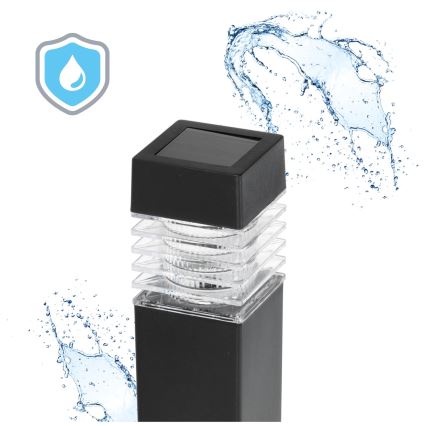 SÆT 4x LED solcellelampe LED/0,06W/1,2V 1xAAA 6000K IP44 100 mAh