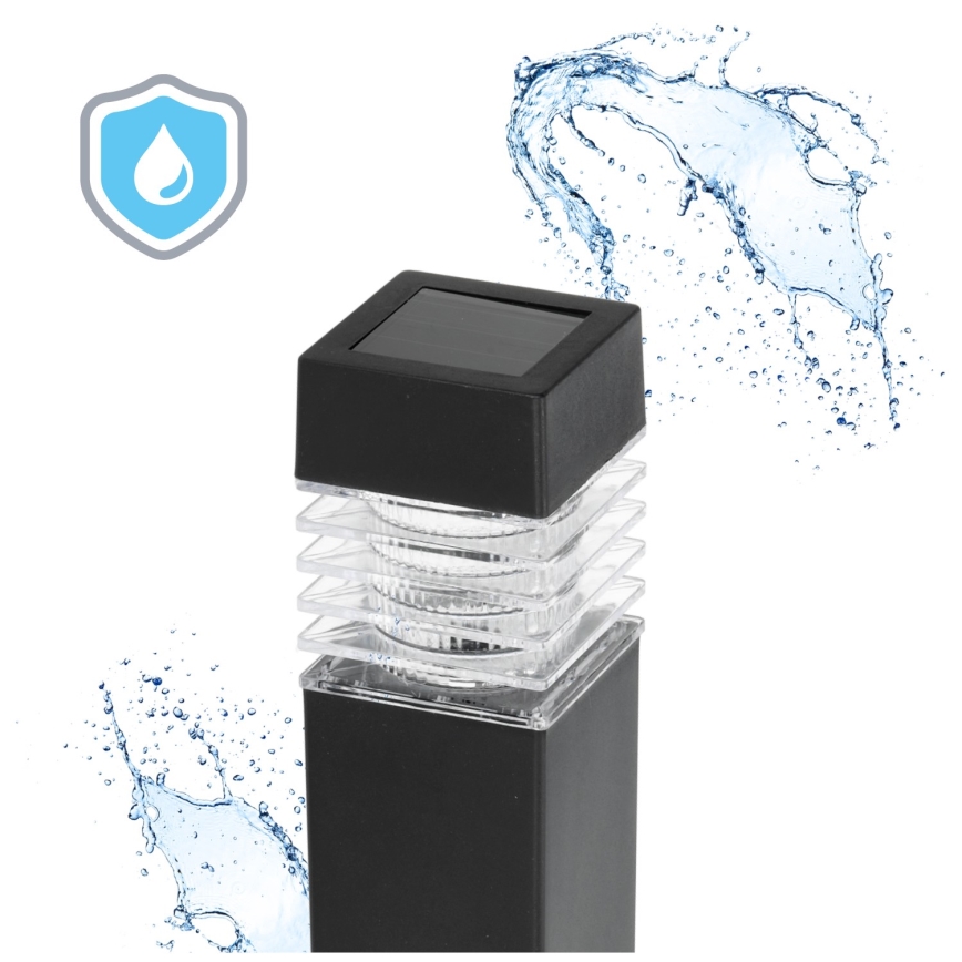 SÆT 4x LED solcellelampe LED/0,06W/1,2V 1xAAA 6000K IP44 100 mAh