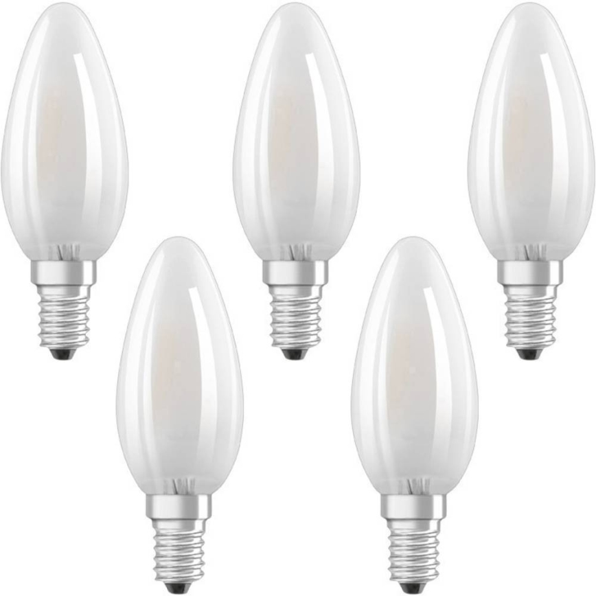 SÆT 5x LED pære VINTAGE E14/4W/230V 2700K - Osram