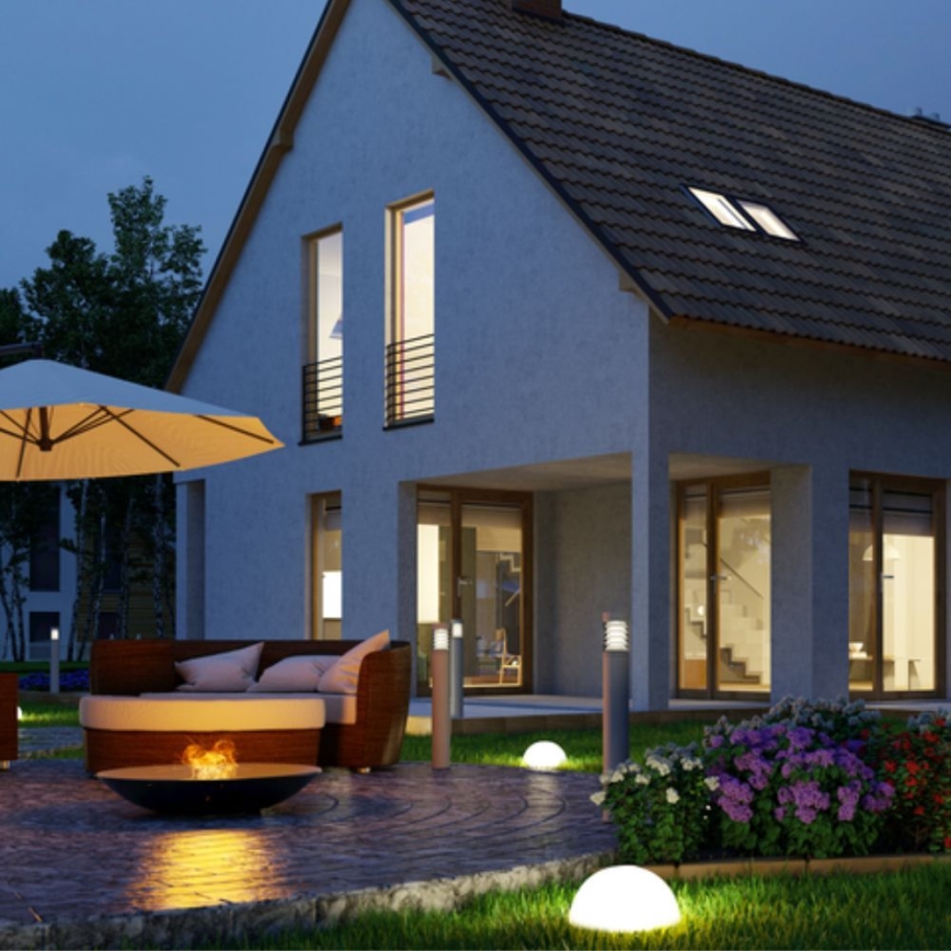 SÆT 5x LED solcellelampe LED/3,2V 600 mAh flerfarvet