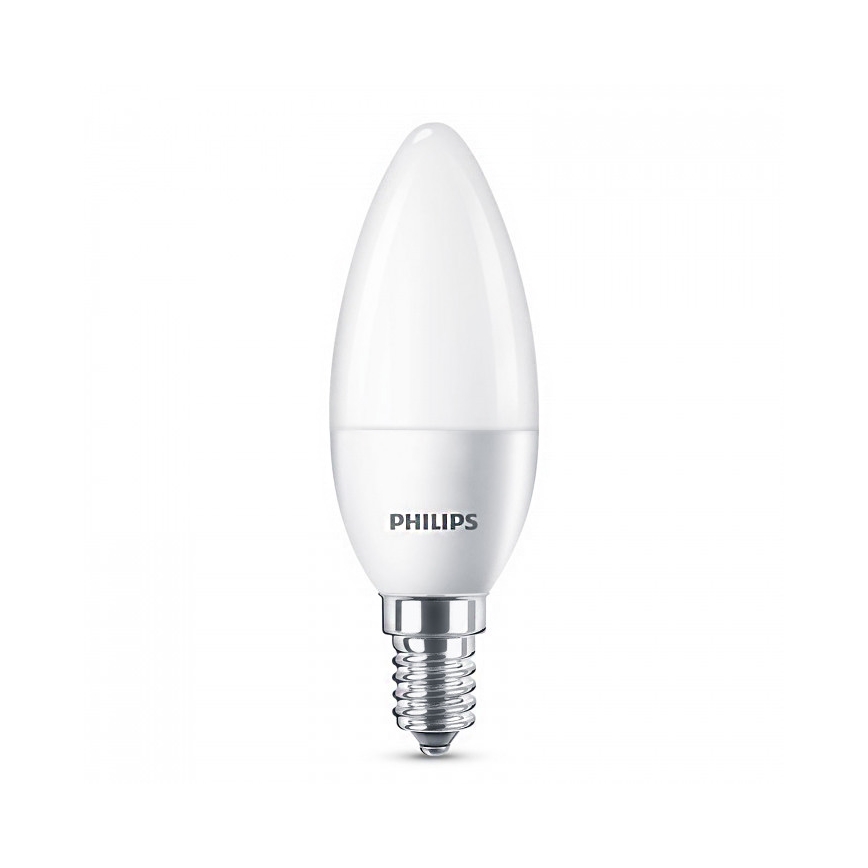 SÆT 6x LED pære Philips E14/5,5W/230V 2700K