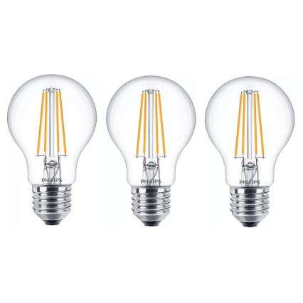 SÆT 6x LED-pære VINTAGE Philips E27/7W/230V 2700K