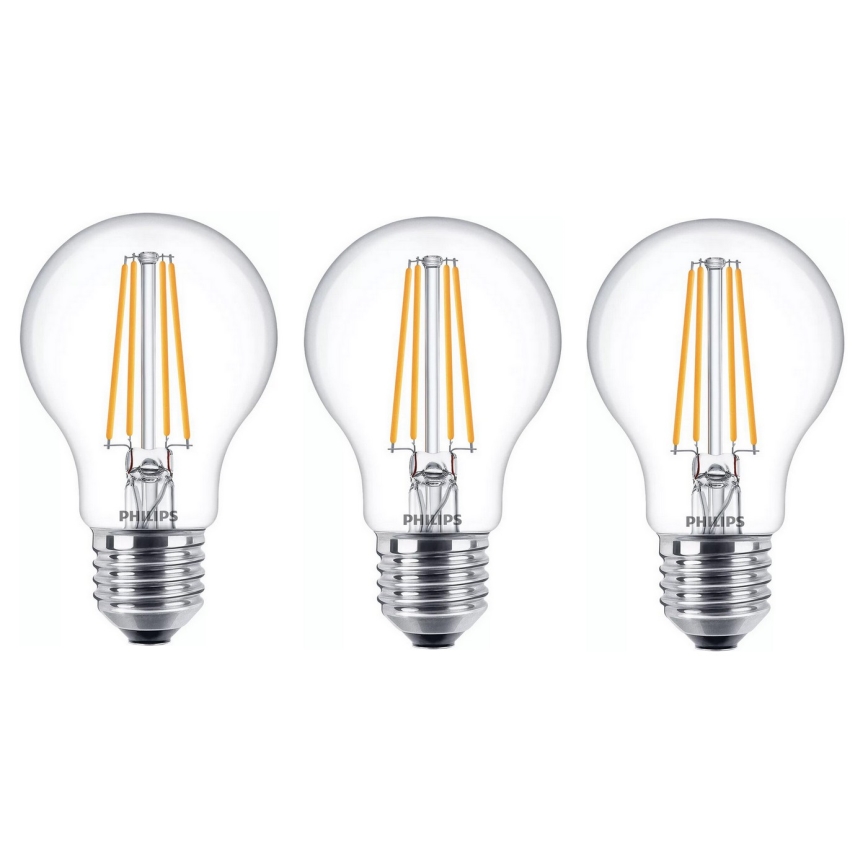 SÆT 6x LED-pære VINTAGE Philips E27/7W/230V 2700K