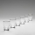 Sæt 6x likørglas transparent