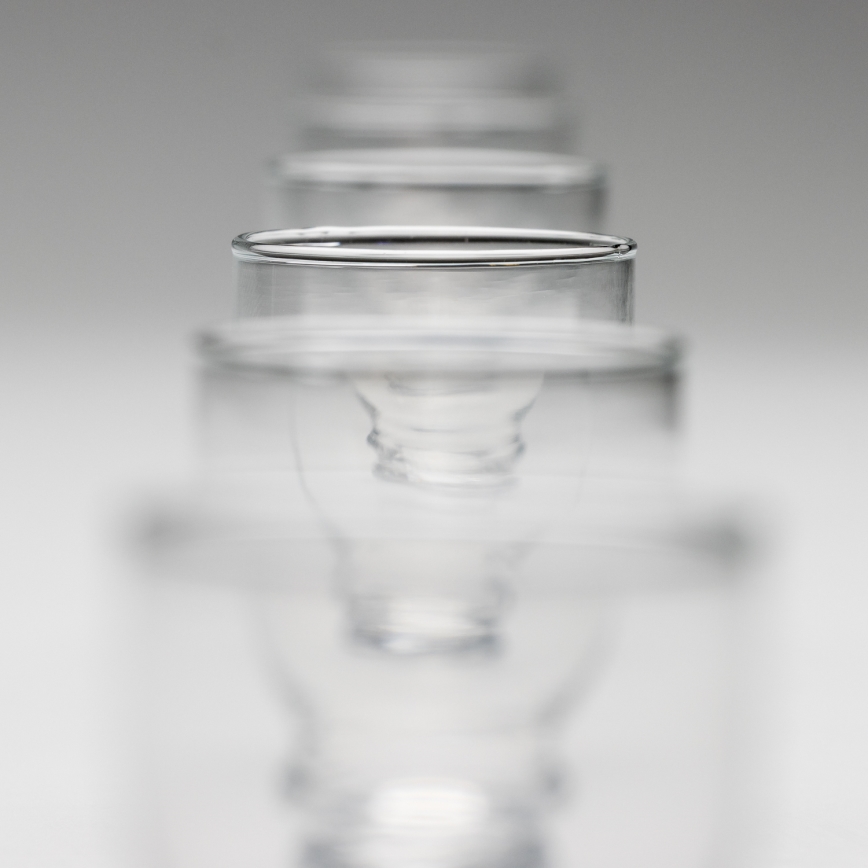 Sæt 6x likørglas transparent