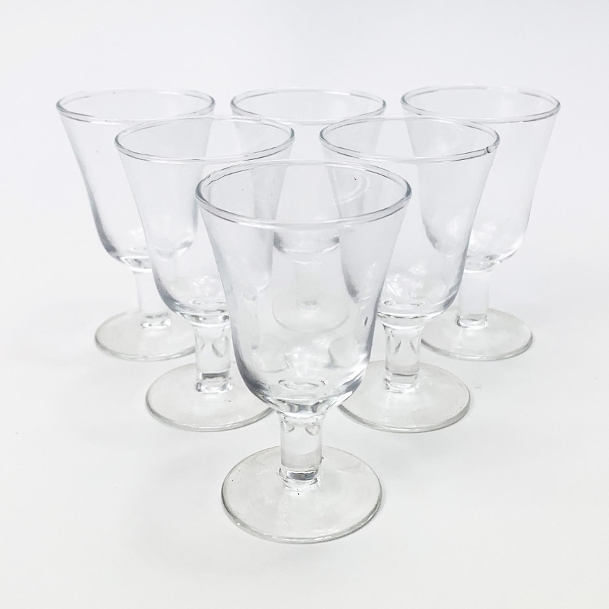 Sæt 6x likørglas transparent