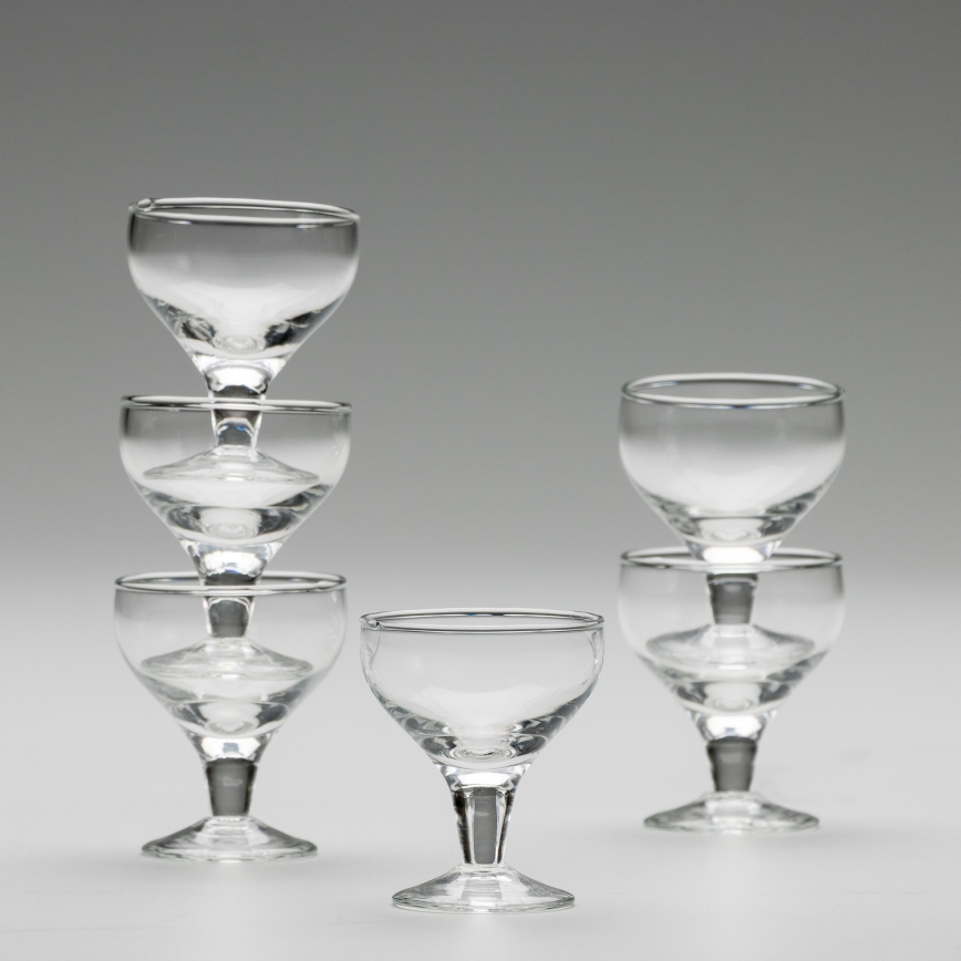 Sæt 6x likørglas transparent