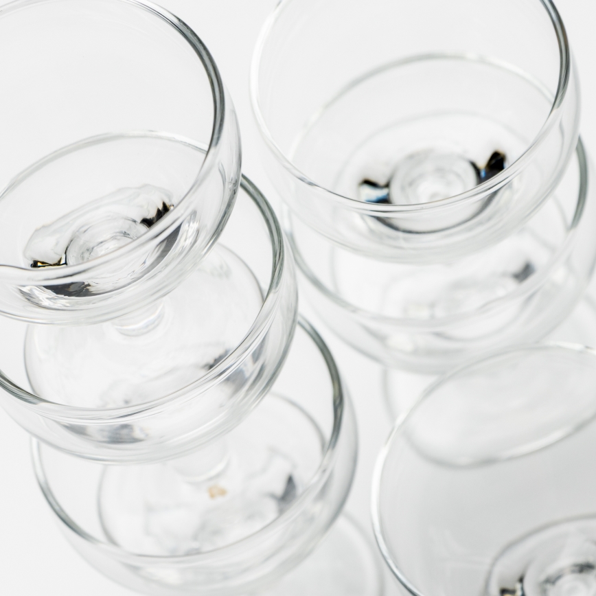 Sæt 6x likørglas transparent