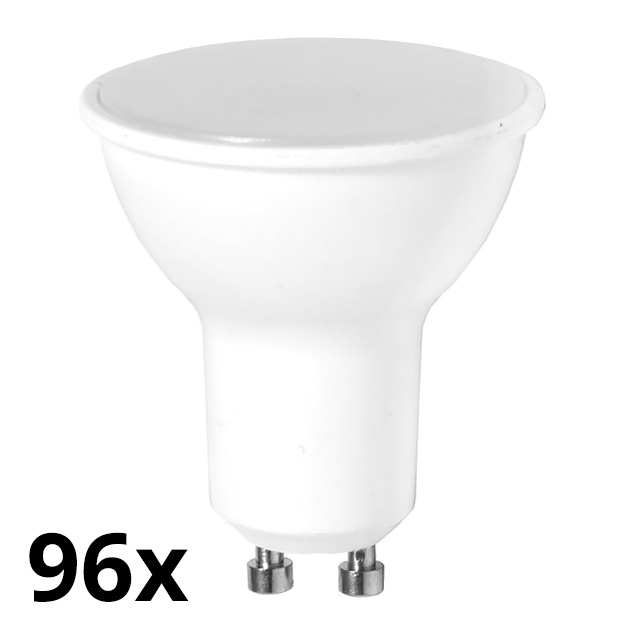 SÆT 96x LED-pære GU10/7,5W/230V 4000K