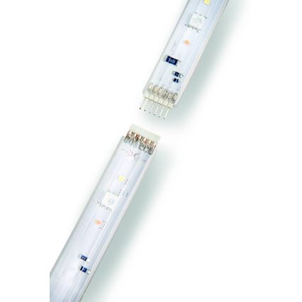 SÆT - LED strip m. RGBW-farver dæmpbar Philips Hue WHITE AND COLOR AMBIANCE 2 m LED/20W/230V + strip 1 m LED/11W/12V