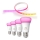 SÆT - LED strip m. RGBW-farver dæmpbar Philips Hue WHITE AND COLOR AMBIANCE 2m LED/20W/230V + 4x Lyspære dæmpbar Philips A60 E27/6,5W/230V 2000-6500K