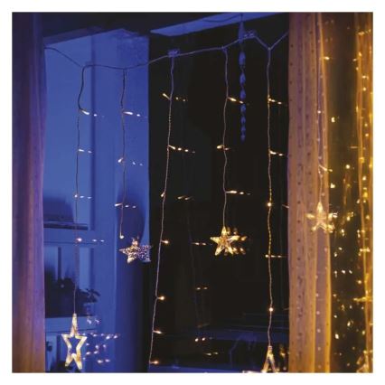 Sæt med 10 dobbelte beslag til julelyskæder