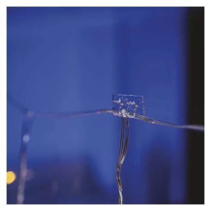 Sæt med 10 dobbelte beslag til julelyskæder